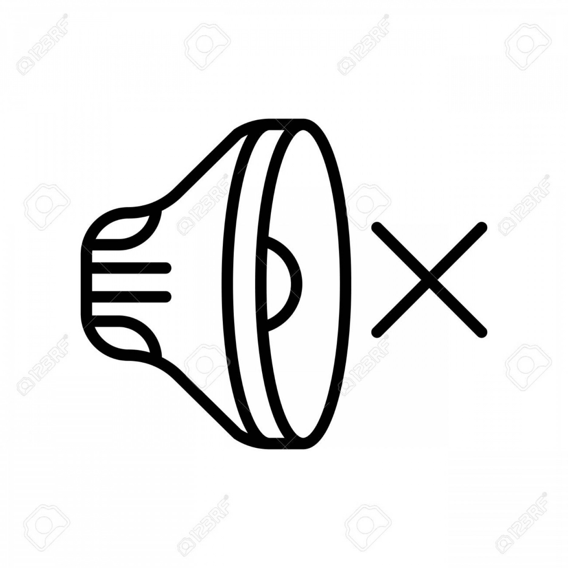 1872x1872 Photostock Vector Speaker Icon Vector Isolated On White Background