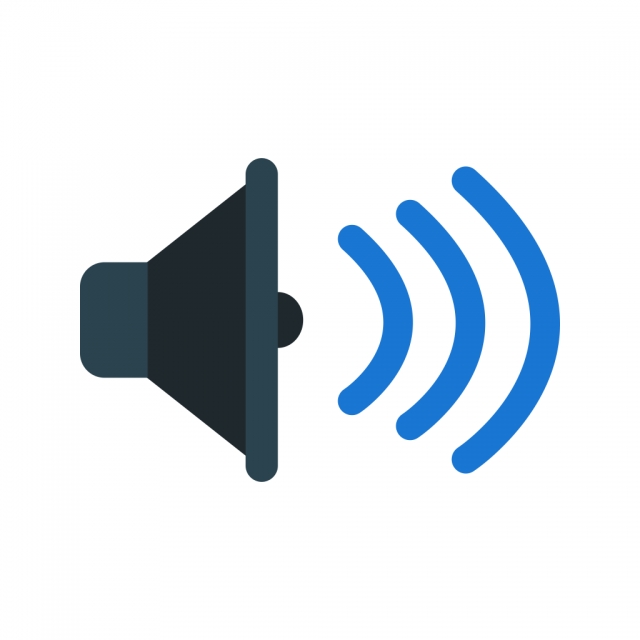 640x640 Sound Vector Icon, Audio Icon, Sound Icon, Loud Speaker Icon Png