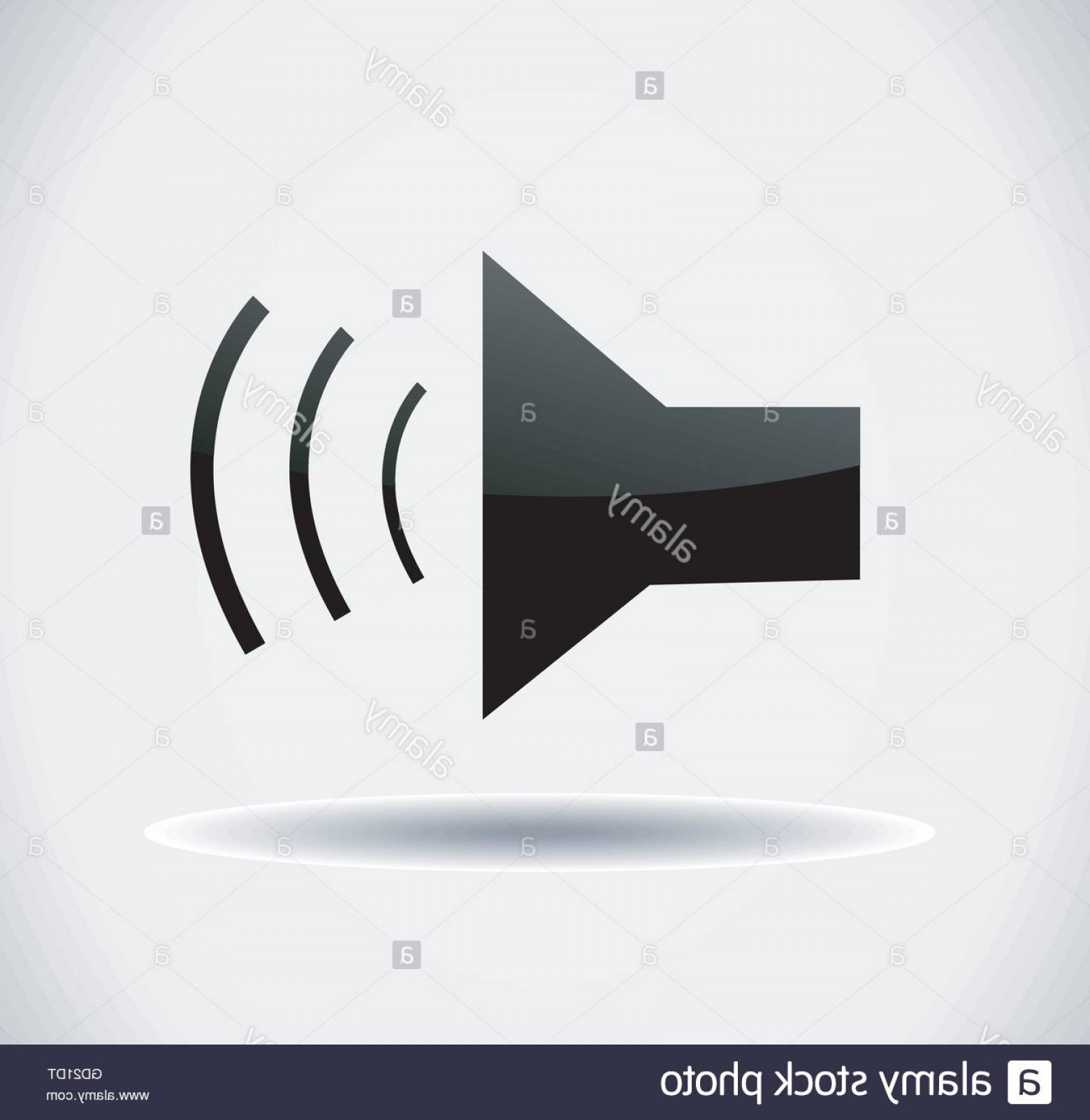 1560x1603 Stock Photo Speaker Icon Vector Illustration Art Studiogrfx
