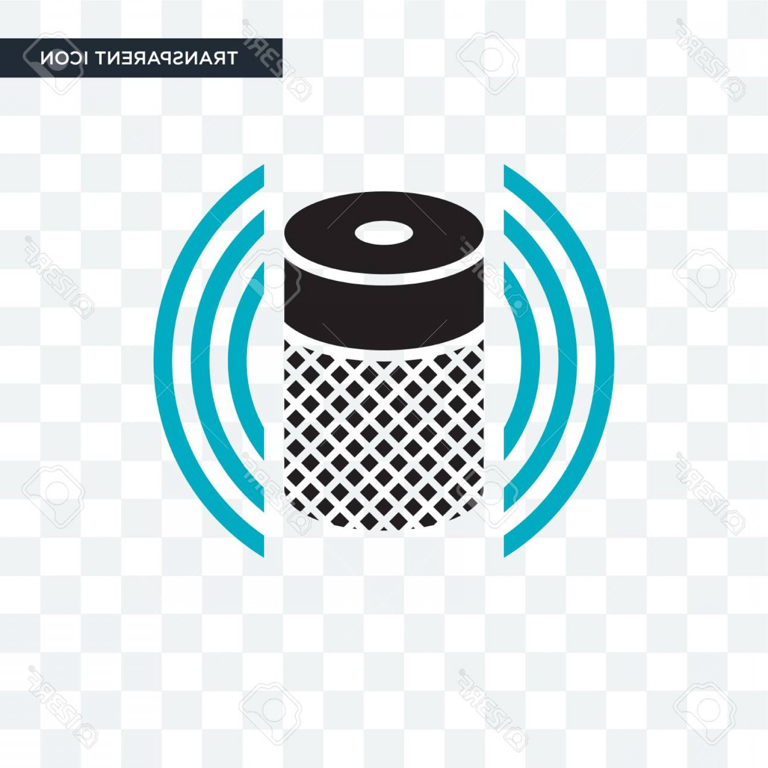1560x1560 Photostock Vector Smart Speaker Vector Icon Isolated