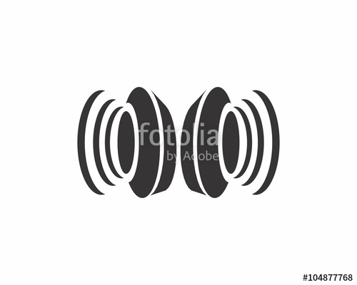 500x400 Soundspeaker Logo Stock Image And Royalty Free Vector