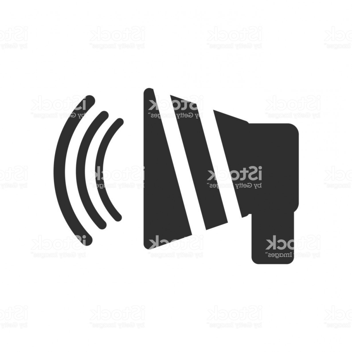 1228x1228 Speaker Icon Vector Sign And Symbol Isolated On White Background