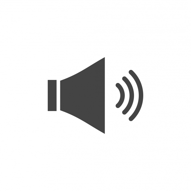 640x640 Loud Speaker Icon Graphic Design Template Vector, Logo, Symbol