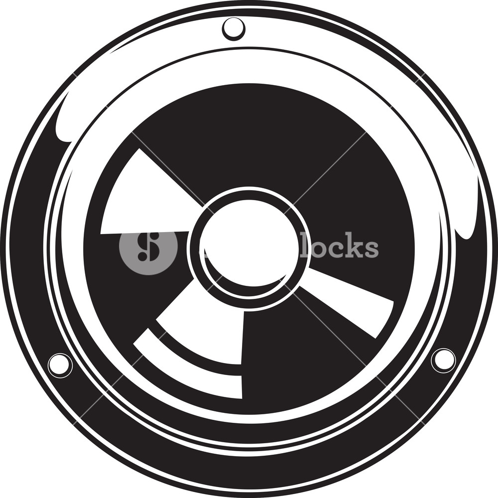 1000x1000 Speaker Vector Element Royalty Free Stock Image