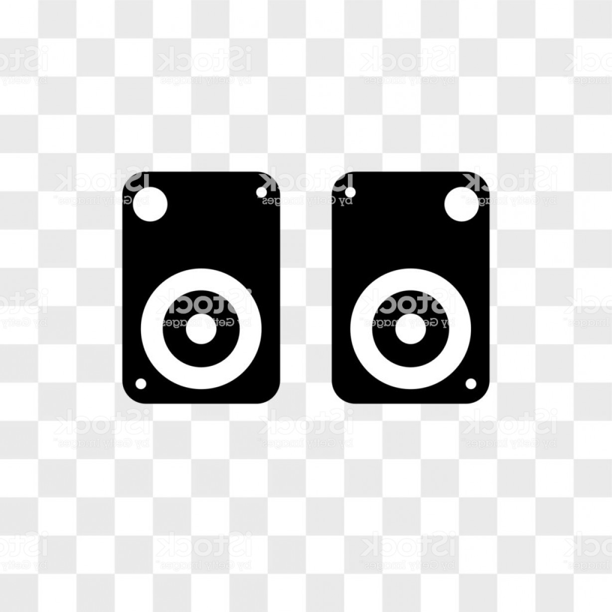 1228x1228 Speaker Vector Icon On Transparent Background Speaker Icon Gm