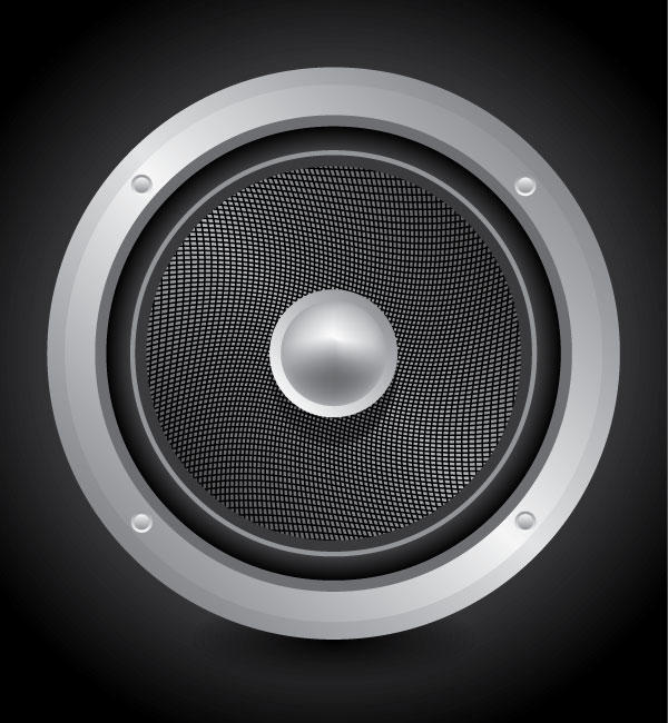 600x650 Free Speaker Vector Art
