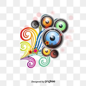 360x360 Music Speaker, Bright, Music, Speaker Png And Vector