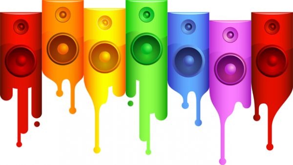 600x338 Color Mini Speaker Vector Download My Free Photoshop World