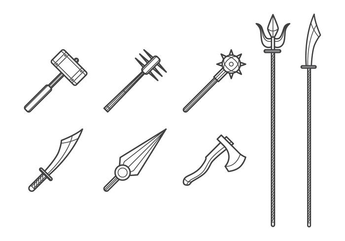 Spear Free Vector Art 700x490 Spear Free Vector Art