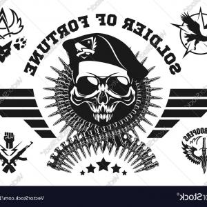 300x300 Photostock Vector Soldier With Gun Warrior Special Forces