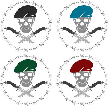 450x443 Set Of Symbols Of Special Forces Vector Illustration Royalty