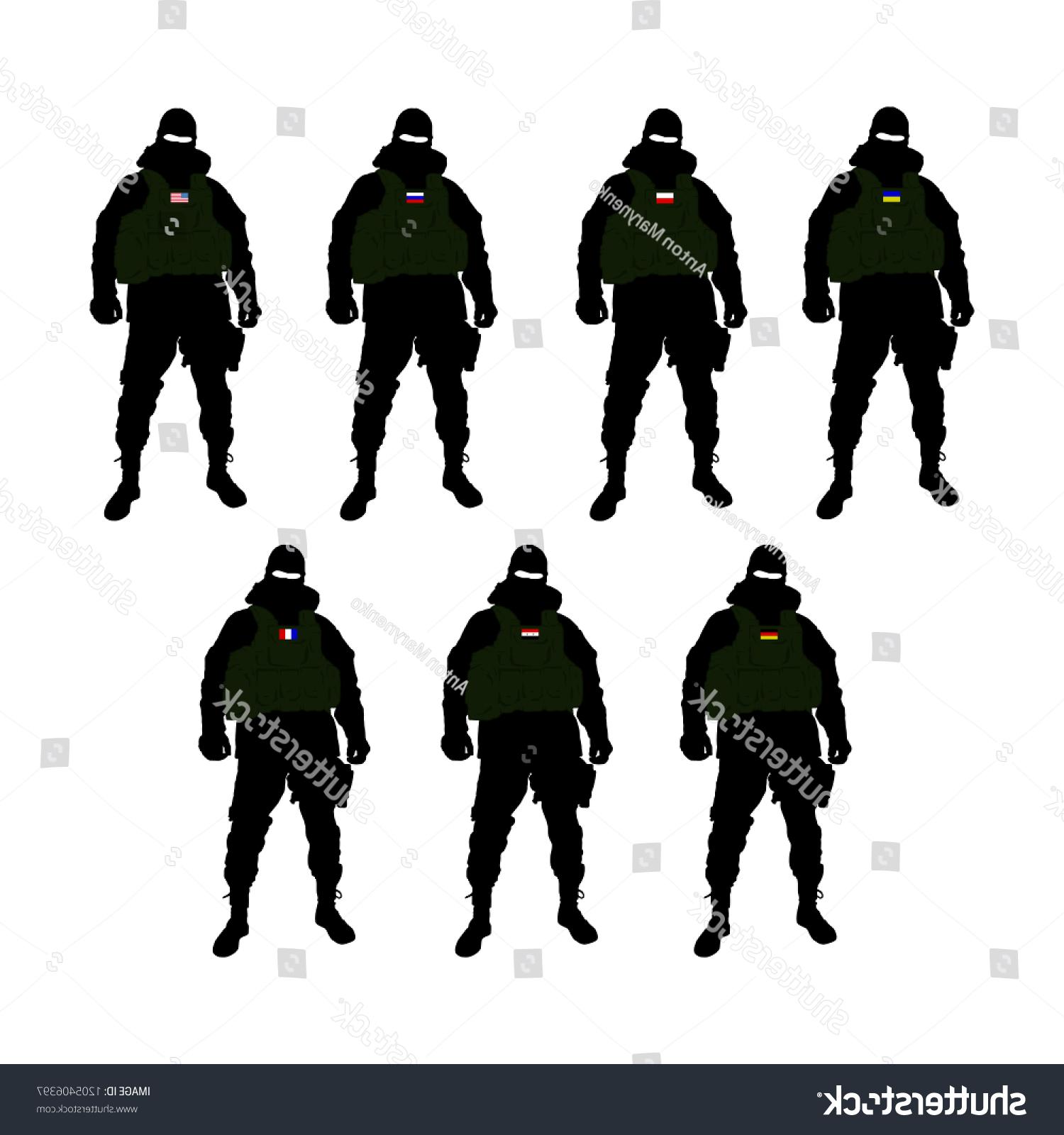 1500x1600 Best Free Stock Vector Isolated Special Forces Soldier Of Some