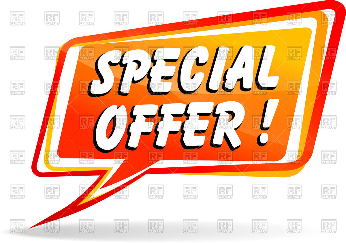 1200x842 Speech Bubble With Inscription Special Offer Vector Image