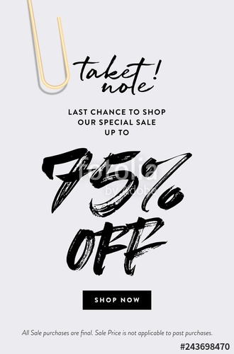 330x500 Off Discount Vector Banner Concept Fashion And Modern Vector