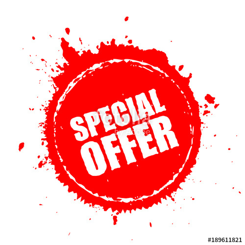 500x500 Special Offer Blot Splash Icon Stock Image And Royalty Free