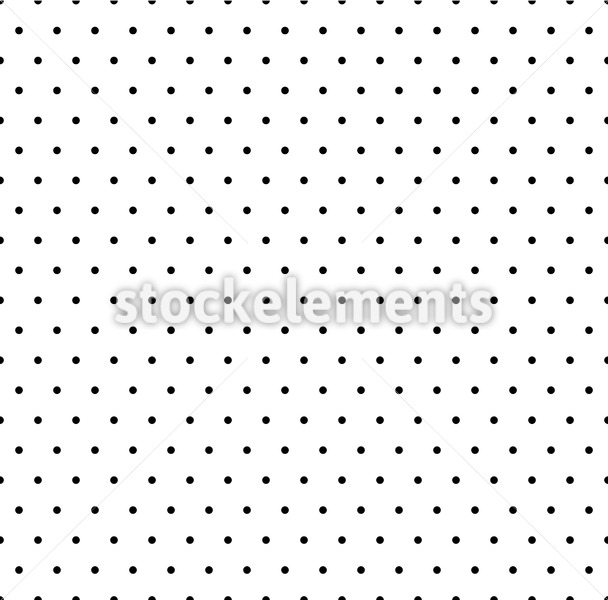 608x600 Seamlessly Repeatable Pattern With Dots, Circles Monochrome