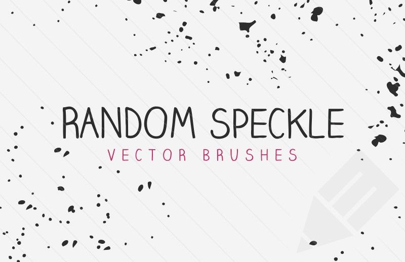800x518 Vector Random Speckle Brushes Adobe Illustrator