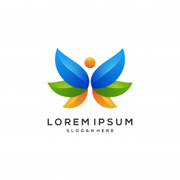 626x626 Spectrum Butterfly Logo Vector Premium Download