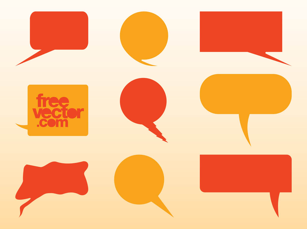 1024x765 Speech Balloons Vector Free Vectors Ui Download