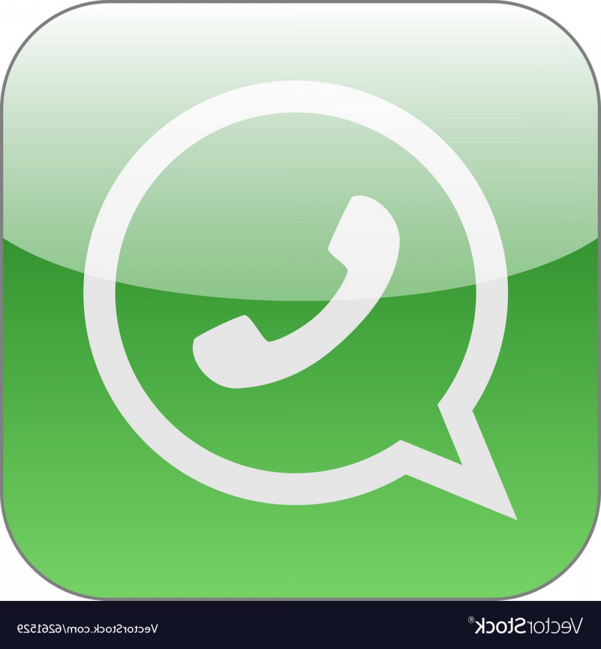 1200x1296 Green Phone In Speech Bubble Icon Whatsapp Vector Catchsplace
