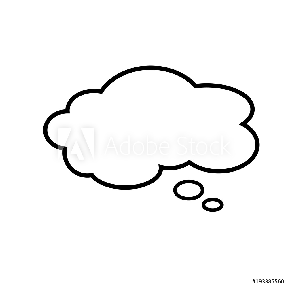 1000x1000 Photo Art Print Speech Bubble Icon, Vector Illustration