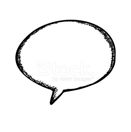 436x439 Speech Sketch Vector Stock Vector