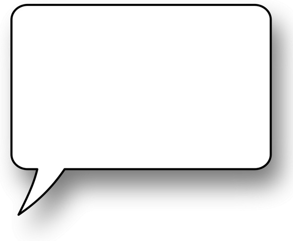 600x495 Speech Bubble Free Vector In Open Office Drawing