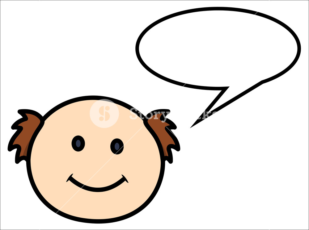 1000x745 Bald Man Saying In Speech Bubble