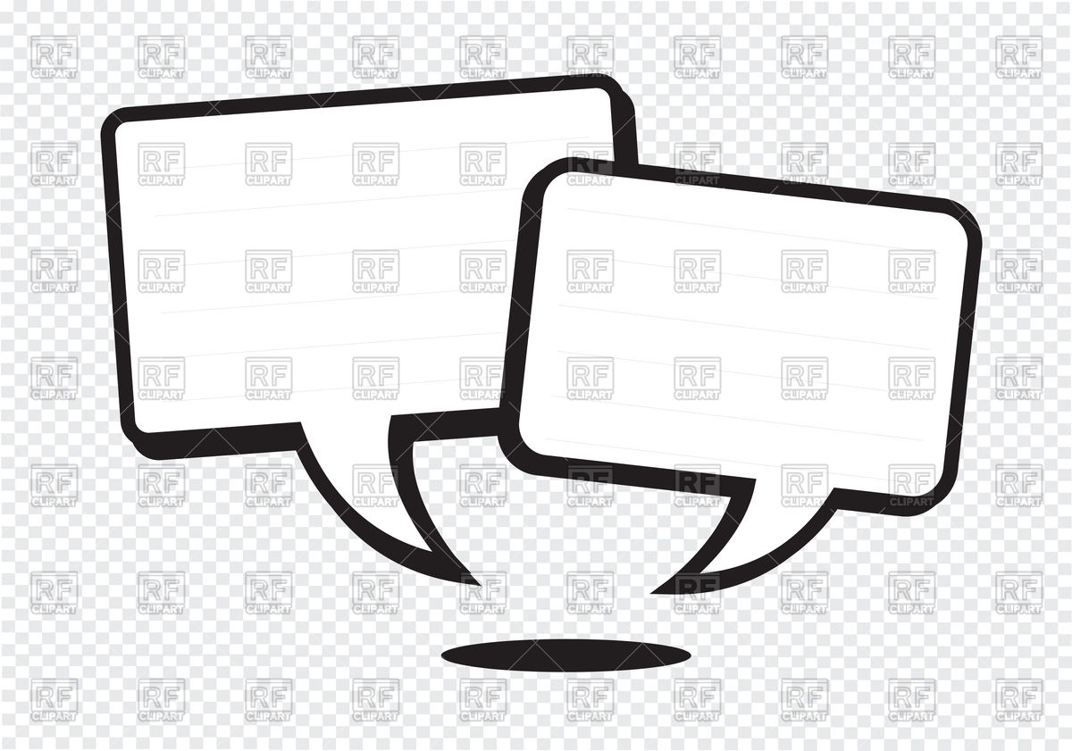 1200x841 Square Speech Bubbles Vector Image Of Icons And Emblems Tumdee