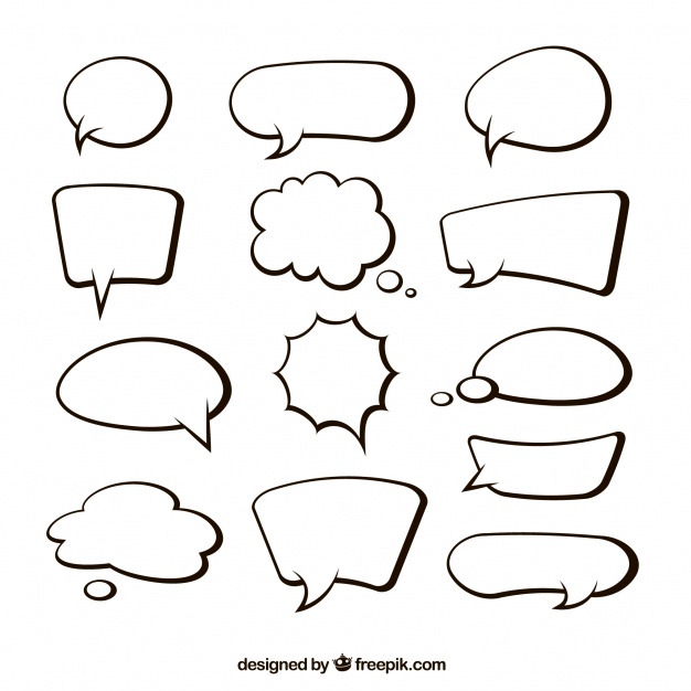626x626 Collection Of Hand Drawn Speech Bubble Vector Free Download