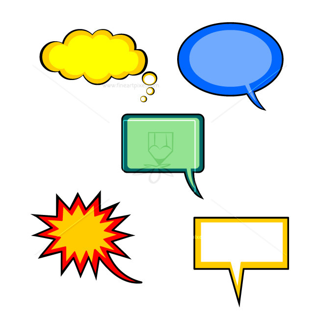 650x650 Speech Bubble Vector Free Vectors, Illustrations, Graphics, Clipart