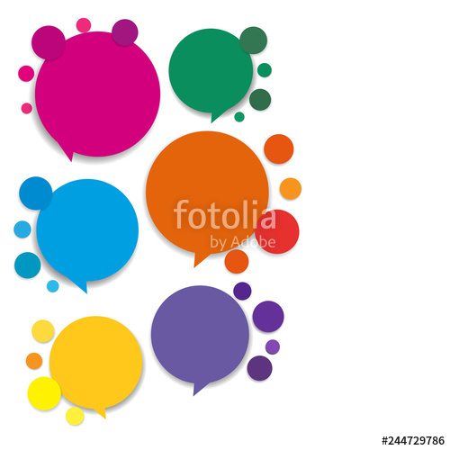 500x500 Speech Bubble Vector Illustration Stock Image And Royalty Free