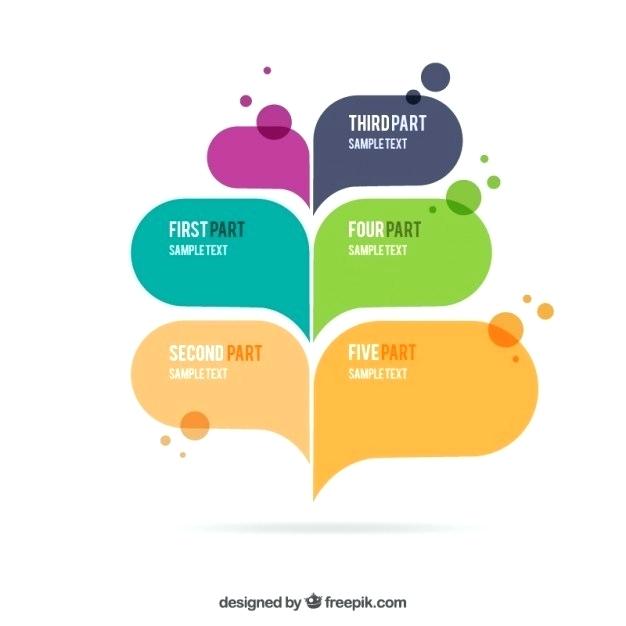 626x626 Speech Bubbles Template