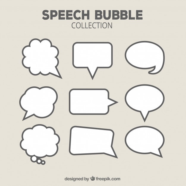 626x626 Collection Of Hand Drawn Speech Bubble Vector Free Download