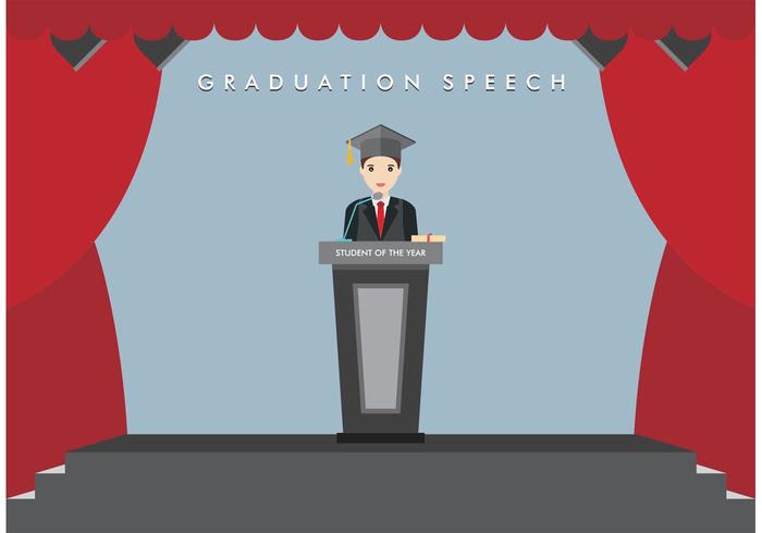 700x490 Graduation Speech Vector Free