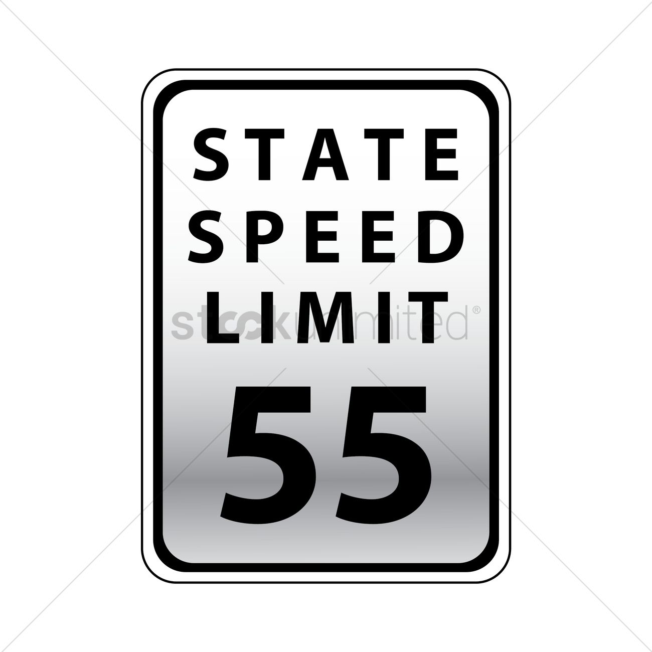 1300x1300 Speed Limit Road Sign Vector Image