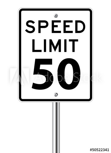 362x500 Speed Limit Sign