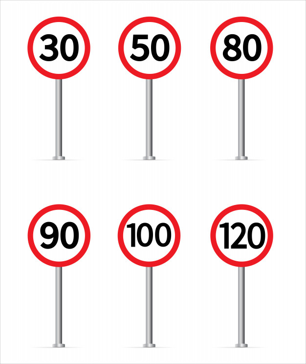 Speed Limit Sign Vector at Vectorified.com | Collection of Speed Limit ...