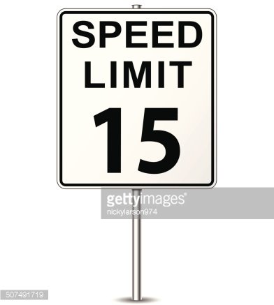 392x437 Vector Speed Limit Sign Premium Clipart