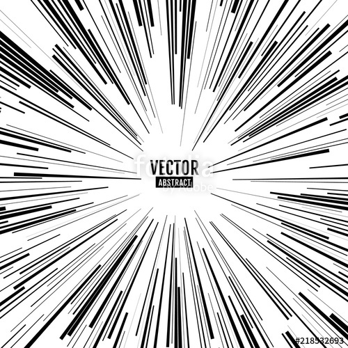 500x500 Explosion Vector Illustration Comic Radial Speed Lines Background