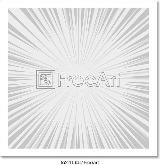 561x581 Free Art Print Of Comics Radial Speed Lines Graphic Effects