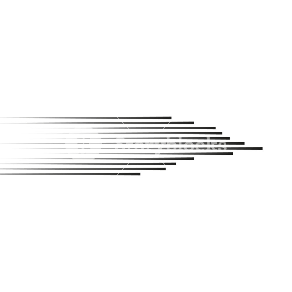 1000x1000 Set Speed Lines Isolated Set Motion Effect For Your Design Black