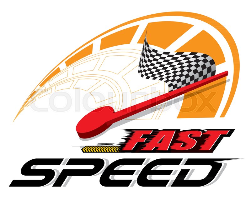 800x640 Fast Speed Logo Template Concept Stock Vector Colourbox