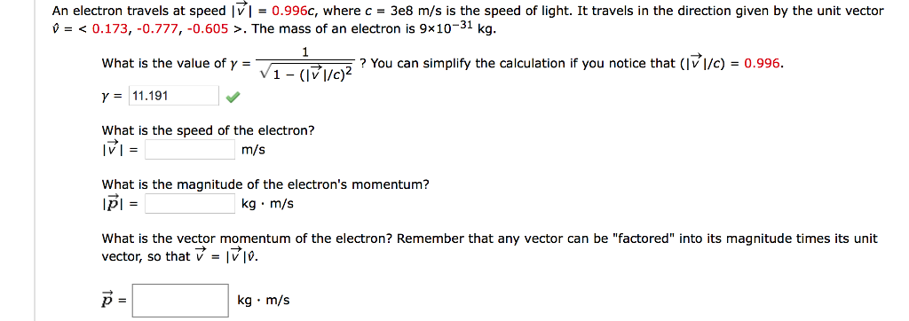 1024x362 Solved An Electron Travels At Speed V Vector =