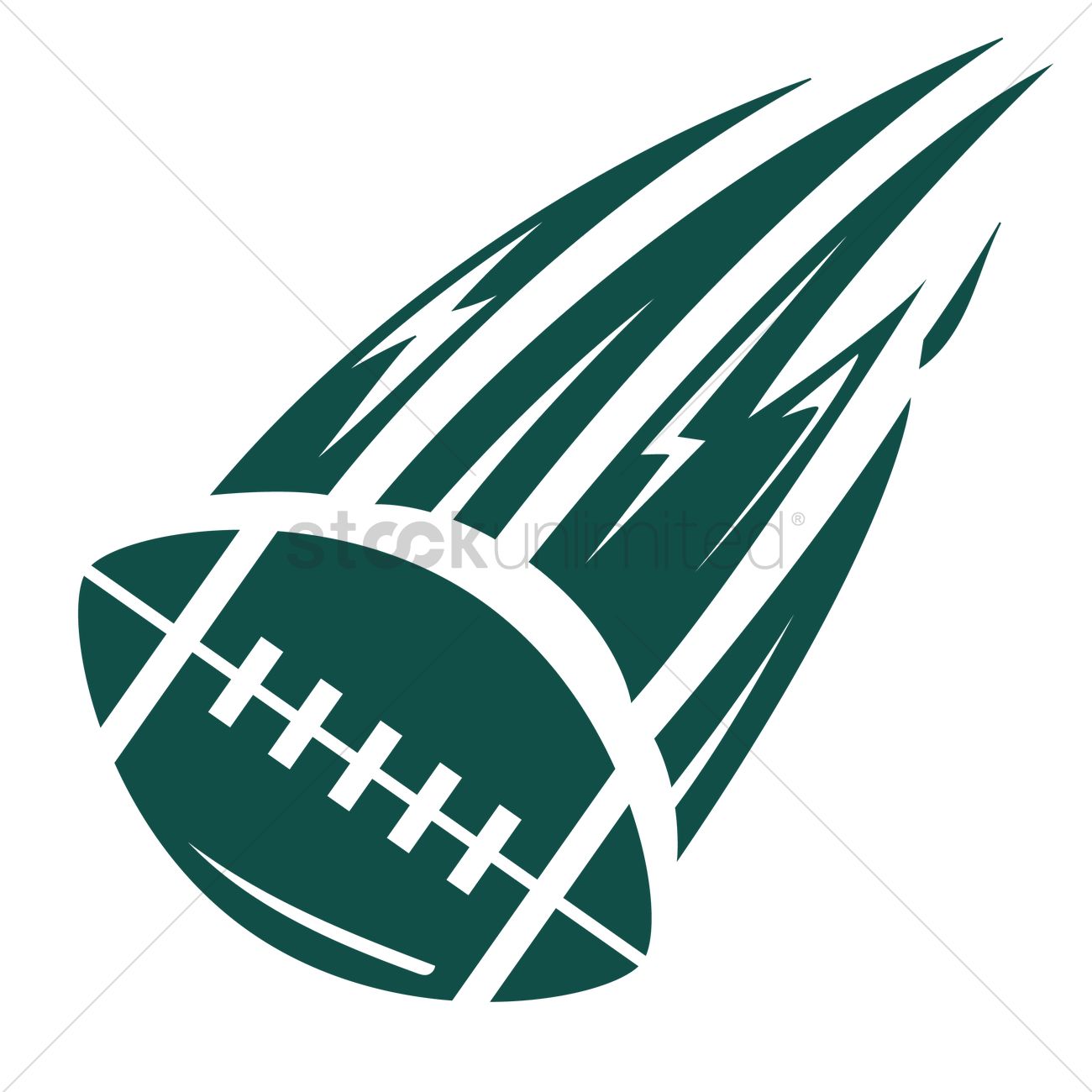 1300x1300 American Football R With Great Speed Vector Image
