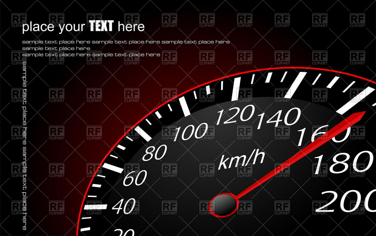 1200x755 Speedometer Vector Image Of Transportation Leonido