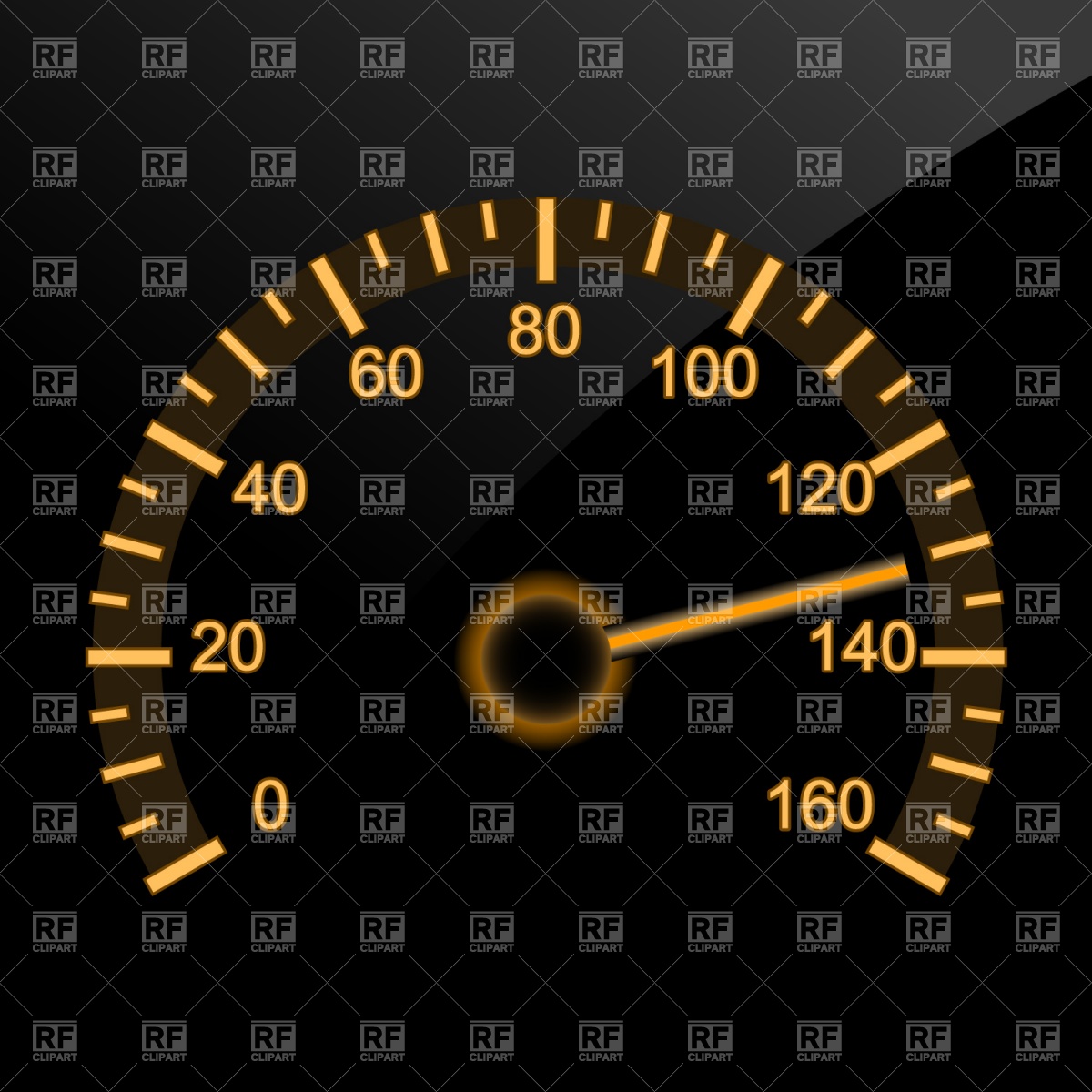 1200x1200 Speedometer Vector Image Of Transportation Prague