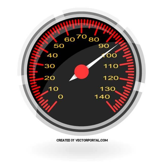 660x660 Speedometer Vector Clip Art Vehicles Free Vectors Free Vector