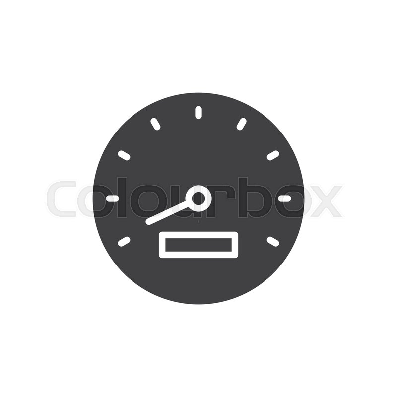 800x800 Speedometer Vector Icon Filled Flat Stock Vector Colourbox