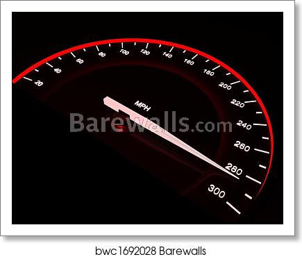 435x370 Speedometer Vector Design Element, Art Print Barewalls Posters